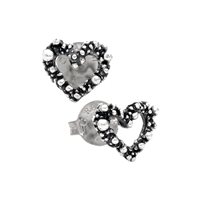 Earrings Giovanni Raspini Woman Cuori in Silver 12613